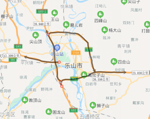 乐山各县高速路长度排名（乐山市高速公路规划）