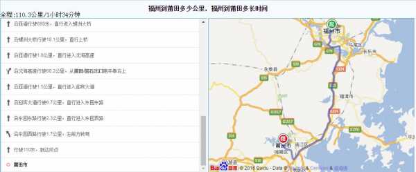 福州莆田高速路位置（今天福州至莆田高速）