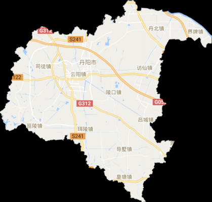 丹阳市交通地图（山东交通地图）