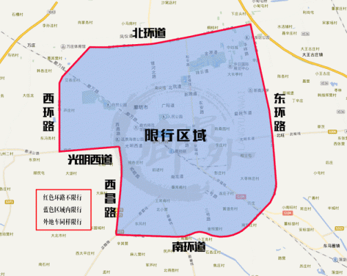 现在廊坊市限行区域图（现在廊坊限号是怎么限的）