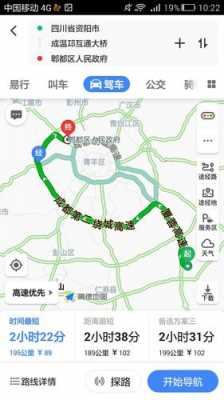 成都到资阳有哪些高速路（成都到资阳有哪些高速路线）