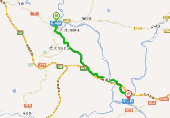 桂林平乐至阳朔高速路（桂林平乐至阳朔高速路线）