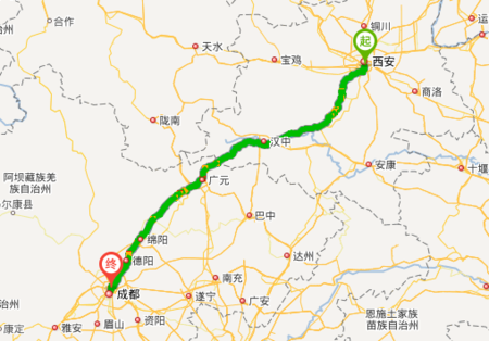 西安到达州高速路图片大全（西安到达州路过哪些地方）