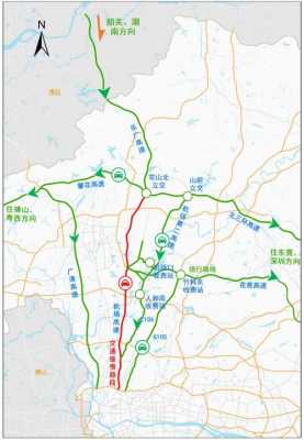 广州高速路划线（广州高速路线图线）