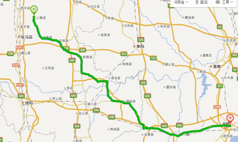 湖北通往上蔡县高速路（上蔡到湖北多远）