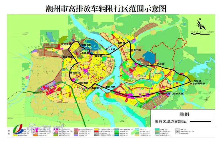 潮州限行范围地图（潮州车辆限行吗）