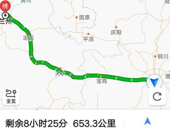 西安往兰州方向的高速路（西安到兰州的高速叫什么）