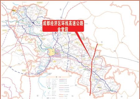 金堂县高速路划线（金堂快速通道建设）