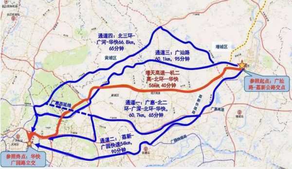 广州增城高速路划线尺寸（增城出口的高速）