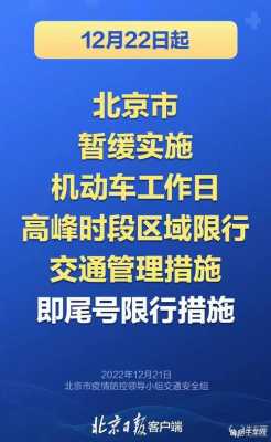 疫情过后的北京汽车限行（北京疫情期间限号何时恢复）