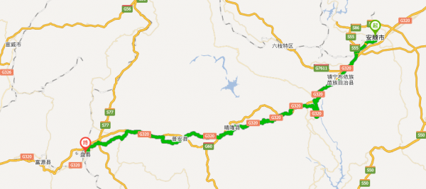 普定高速路拍摄（普定县公路设计规划路线）