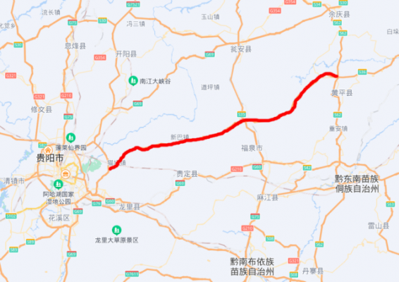 凯里到黄平高速路通车了吗（凯里距离黄平县多远）