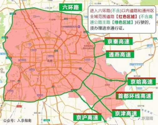 北京市交通限行图（北京交通限行规则）