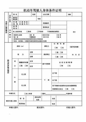 广州c1驾照体检项目（广州驾照体检表）