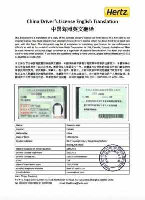 中国驾照美国翻译（中国驾照美国翻译可以用吗）