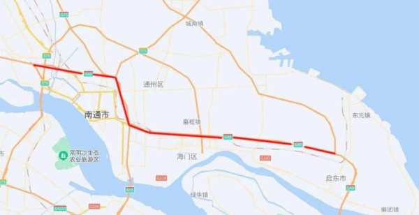 启东到海门的高速路（启东到海门的高速路线）