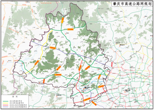 肇庆到板芙高速路（肇庆高速规划2030）