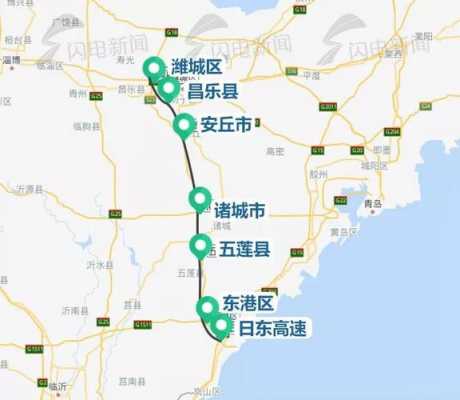 潍坊高速路第一视角图片（潍坊高速地图全图高清版）
